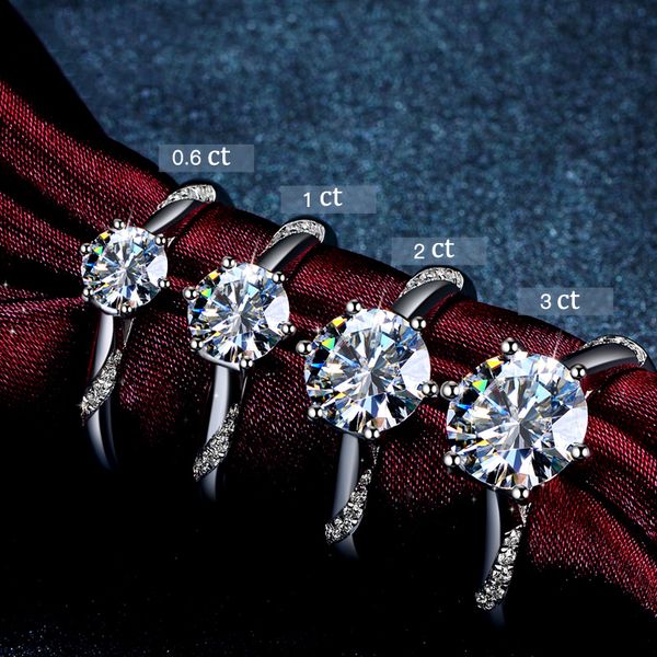 classic 925 sterling silver ring 1ct 2ct 3ct round brilliant cut simple style engagement anniversary ring exquisite craftsmanshi, Golden;silver
classic 925 sterling silver ring 1ct 2ct 3ct round brilliant cut simple style engagement anniversary ring exquisite craftsmanshi, Golden;silver