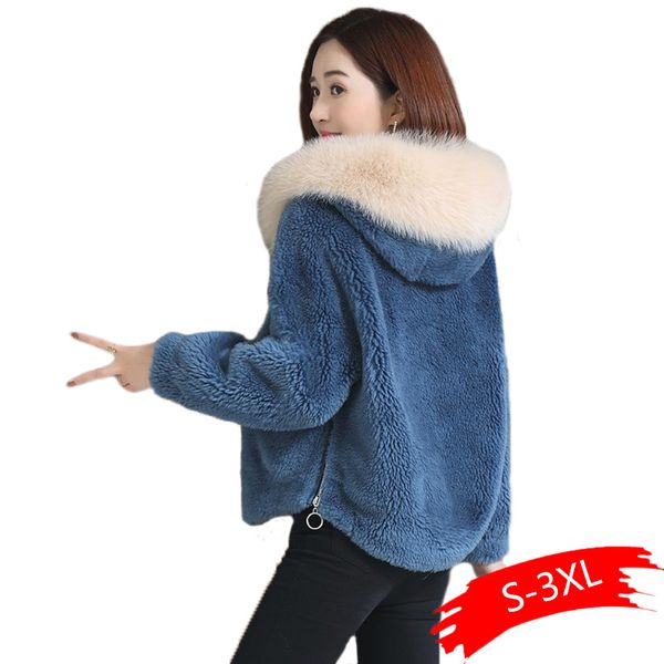 imitation fur coats female short autumn winter new hooded thick granules sheared lamb plush coat women's korean, Black
imitation fur coats female short autumn winter new hooded thick granules sheared lamb plush coat women's korean, Black