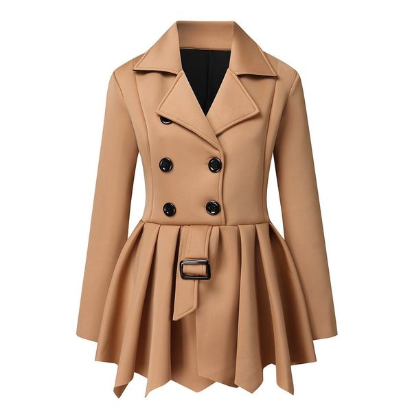 manteau femme winter coat womens ladies warm double breasted wool coat jacket lapel short outerwear abrigo mujer casaco, Black
manteau femme winter coat womens ladies warm double breasted wool coat jacket lapel short outerwear abrigo mujer casaco, Black