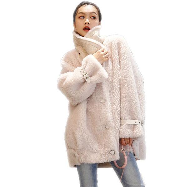 2019 women winter cool girl genuine lamb fur jacket new fashion female loose oversized real fur warm thicken coat outerwear h21, Black
2019 women winter cool girl genuine lamb fur jacket new fashion female loose oversized real fur warm thicken coat outerwear h21, Black