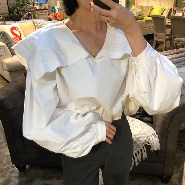princess cute vintage white blouse big puff sleeve sailor girl shirt women chemise femme chemisier blusa mujer camisa
princess cute vintage white blouse big puff sleeve sailor girl shirt women chemise femme chemisier blusa mujer camisa