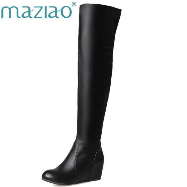 maziao women boots height increasing over the knee boots for women autumn high red white black thigh high
maziao women boots height increasing over the knee boots for women autumn high red white black thigh high