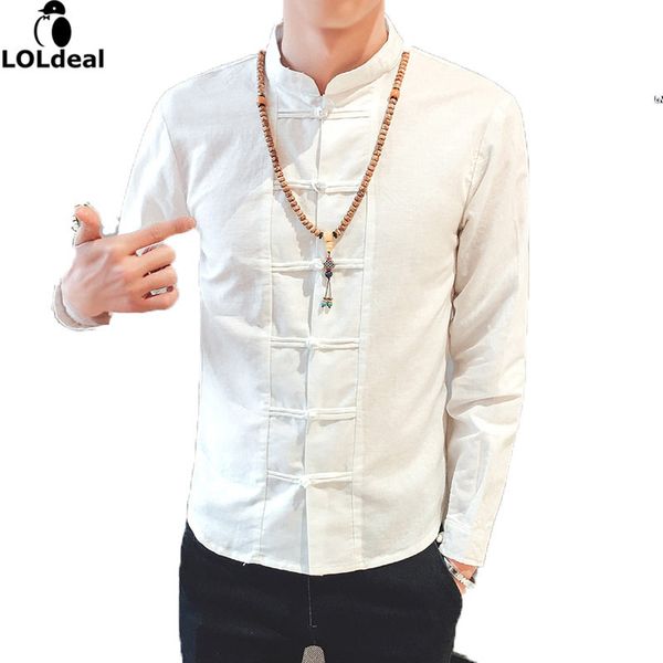 men's casual shirts male cotton linen long sleeve shirt classic chinese style tang clothing size - 5xl hombre camisa, White;black
men's casual shirts male cotton linen long sleeve shirt classic chinese style tang clothing size - 5xl hombre camisa, White;black