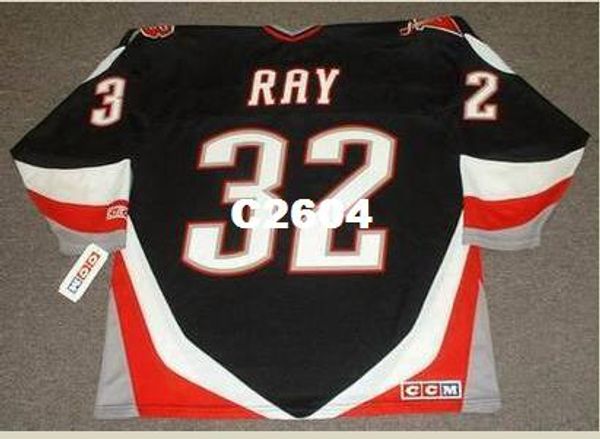 mens #32 rob ray buffalo sabres 1999 ccm retro hockey jersey or custom any name or number retro jersey, Black;red
mens #32 rob ray buffalo sabres 1999 ccm retro hockey jersey or custom any name or number retro jersey, Black;red