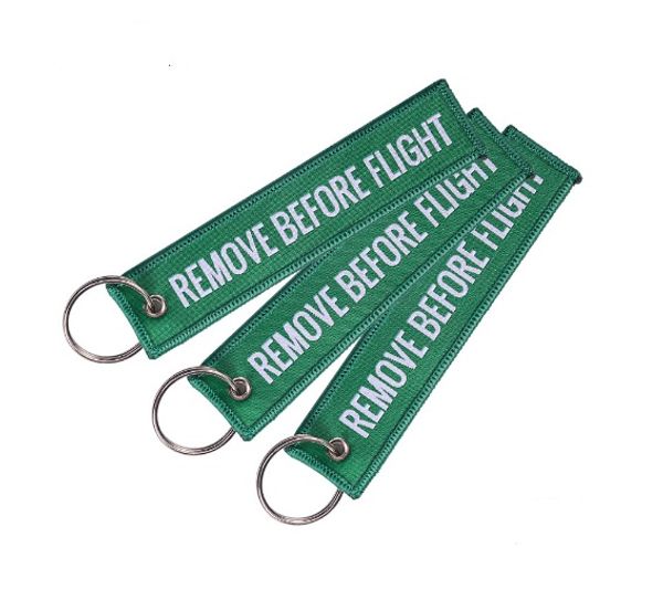 1pcs remove before flight fashion tags keychain keyring rectangle polyester embroidery message new 2019
1pcs remove before flight fashion tags keychain keyring rectangle polyester embroidery message new 2019