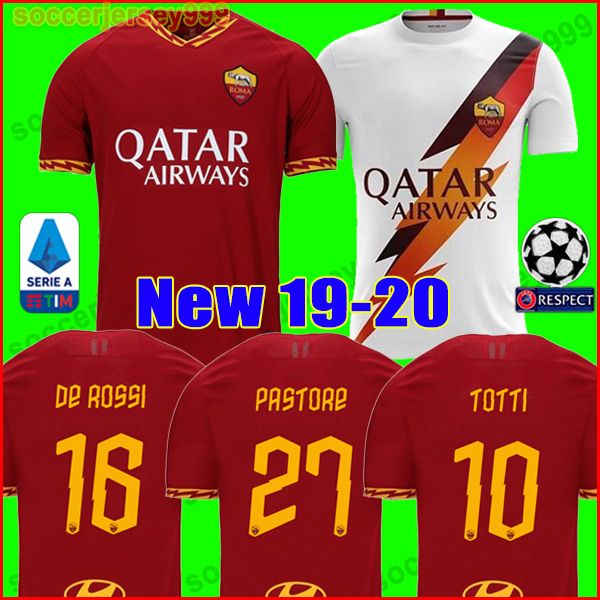 Thailand AS maillot roma soccer jersey DZEKO PASTORE rome 2019 2020 TOTTI jerseys 19 20 football shirt uniforms DE ROSSI away Third
Thailand AS maillot roma soccer jersey DZEKO PASTORE rome 2019 2020 TOTTI jerseys 19 20 football shirt uniforms DE ROSSI away Third