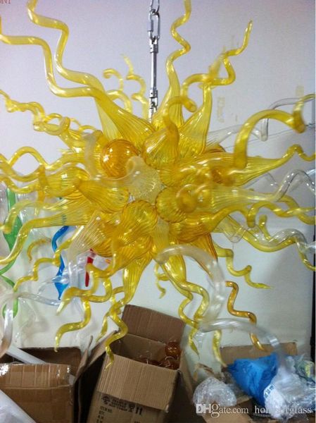 ac led bulbs 110v/240v hanging wonderful art lighting yellow blown glass chandelier ornament
ac led bulbs 110v/240v hanging wonderful art lighting yellow blown glass chandelier ornament