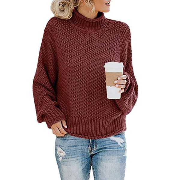 new womens designer solid color sweater batwing sleeve high collar fashion spring autumn clothes womens casual sweater, White;black
new womens designer solid color sweater batwing sleeve high collar fashion spring autumn clothes womens casual sweater, White;black
