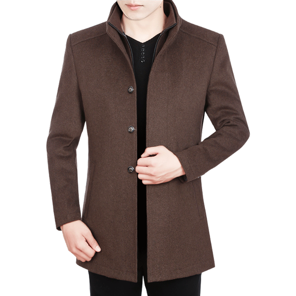 men's jackets brown jacket fleece winter coat trench wool warm casual slim single-breasted collar cashmere classic top, Black;brown
men's jackets brown jacket fleece winter coat trench wool warm casual slim single-breasted collar cashmere classic top, Black;brown