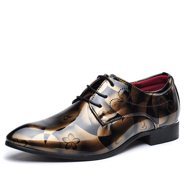 men dress shoes patent leather oxfords shoes mens formal shoes pointed toe chaussures hommes, Black
men dress shoes patent leather oxfords shoes mens formal shoes pointed toe chaussures hommes, Black