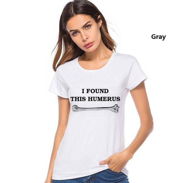 fashion bone letter cartoon printing ladies short-sleeved t-shirt trend street style casual women's wholesale, White
fashion bone letter cartoon printing ladies short-sleeved t-shirt trend street style casual women's wholesale, White