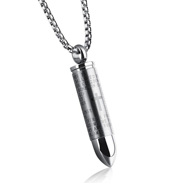stainless pendant bullet with steel bullet be can hollow unscrewed paper loaded necklace fashion necklace dmkmj
stainless pendant bullet with steel bullet be can hollow unscrewed paper loaded necklace fashion necklace dmkmj