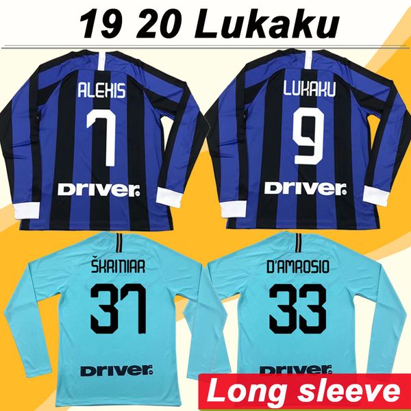 19 20 alexis lukaku long sleeve soccer jerseys brozovic candreva skriniar home away mens football shirts d' ambrosio vecino uniforms, Black;yellow
19 20 alexis lukaku long sleeve soccer jerseys brozovic candreva skriniar home away mens football shirts d' ambrosio vecino uniforms, Black;yellow