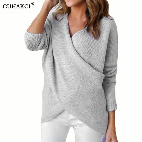 cuhakci knitted pullovers women autumn winter sweater criss-cross v-neck soft warm black gay white plus size pullover female, White;black
cuhakci knitted pullovers women autumn winter sweater criss-cross v-neck soft warm black gay white plus size pullover female, White;black