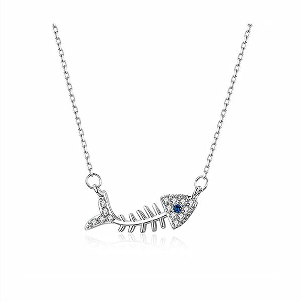 925 silver 100% real 925 sterling silver fish bone short chain choker necklace for women clear cz crystal jewelry scn376
925 silver 100% real 925 sterling silver fish bone short chain choker necklace for women clear cz crystal jewelry scn376