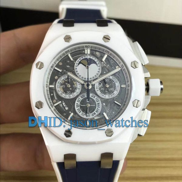 new white ceramic bezel luxury watch chronograph satch quartz movement wristwatches 43mm ceramic case mens designer watches men sports, Slivery;brown
new white ceramic bezel luxury watch chronograph satch quartz movement wristwatches 43mm ceramic case mens designer watches men sports, Slivery;brown