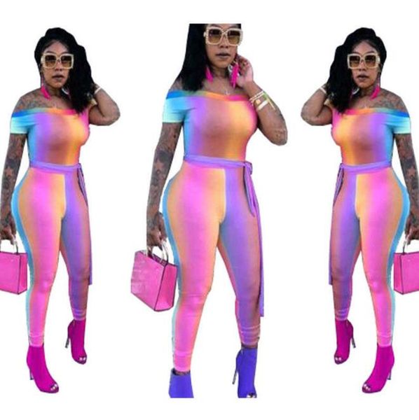 women's tightly printed shoulder pants with belt spring wear leisure suit sports outdoor set, White;black
women's tightly printed shoulder pants with belt spring wear leisure suit sports outdoor set, White;black