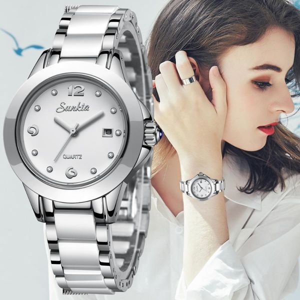 sunkta women quartz watch fashion sport casual ceramic watch female crystal diamond women watches for women+box, Slivery;brown
sunkta women quartz watch fashion sport casual ceramic watch female crystal diamond women watches for women+box, Slivery;brown
