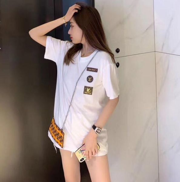 chunxia new trend leather stick cloth t-shirt men and women round neck cotton loose fashion short sleeve quality assurance, White
chunxia new trend leather stick cloth t-shirt men and women round neck cotton loose fashion short sleeve quality assurance, White