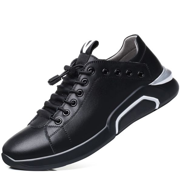 height increasing shoes for men genuine leather sneakers 38-44 solid warmproof shoes with without cotton thick heel loafer zy345, Black
height increasing shoes for men genuine leather sneakers 38-44 solid warmproof shoes with without cotton thick heel loafer zy345, Black