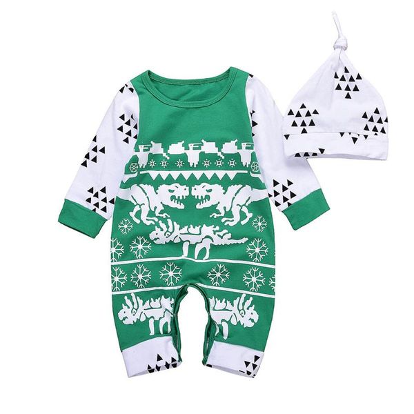 christmas children dinosaur romper baby infant boys and girls cotton long sleeve bodysuit +hat, White
christmas children dinosaur romper baby infant boys and girls cotton long sleeve bodysuit +hat, White