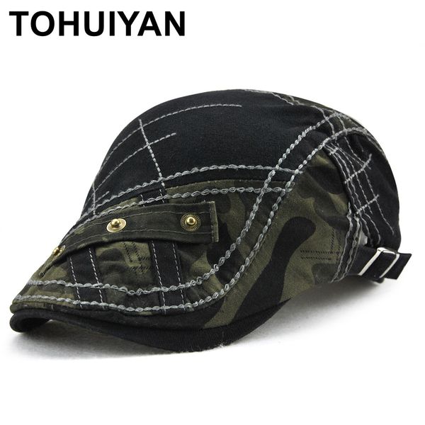 tohuiyan camo patchwork newsboy caps men duckbill visor beret hat vintage cotton boina chapeau baker driving hats male flat caps, Blue;gray
tohuiyan camo patchwork newsboy caps men duckbill visor beret hat vintage cotton boina chapeau baker driving hats male flat caps, Blue;gray
