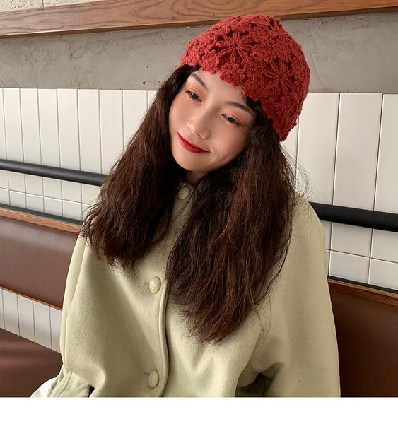 badamana 2020 new fashion hand crochet knitting hat vintage hat for female spring autumn lace decoration beanies, Blue;gray
badamana 2020 new fashion hand crochet knitting hat vintage hat for female spring autumn lace decoration beanies, Blue;gray