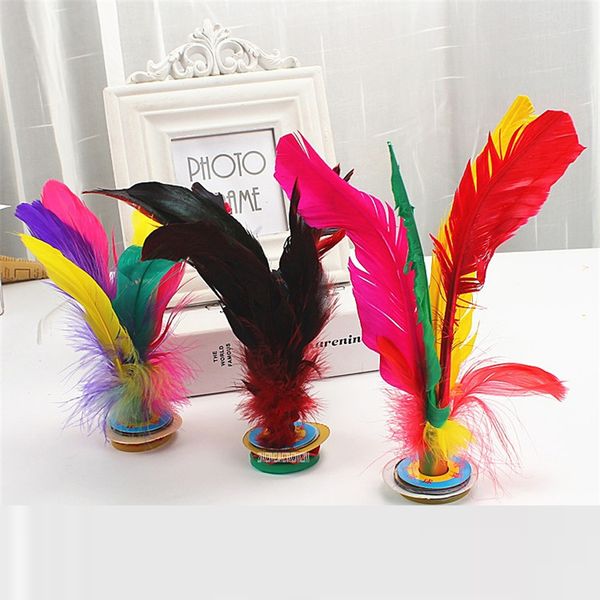240pcs kick feather shuttlecocks badminton original china jianzi shuttlecock children 's fitness for adults multicolor feather
240pcs kick feather shuttlecocks badminton original china jianzi shuttlecock children 's fitness for adults multicolor feather