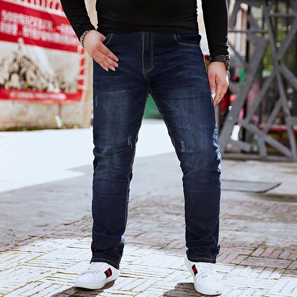 nice spring big size men jeans mens fat elastic waist jeans cowboy oversize pure male movement, Blue
nice spring big size men jeans mens fat elastic waist jeans cowboy oversize pure male movement, Blue