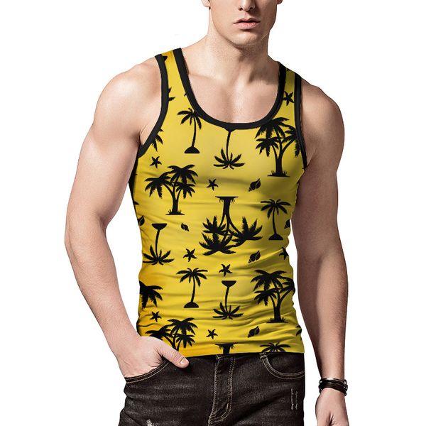 summer style sleeveless vest men harajuku 3d casual plant printed beach wet tank man gym workout stringer fitness tank top, White;black
summer style sleeveless vest men harajuku 3d casual plant printed beach wet tank man gym workout stringer fitness tank top, White;black