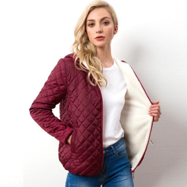 autumn warm parkas plus velvet women jackets coats winter clothes female cotton lambswool hooded coats casual plaid parkas coat, Black
autumn warm parkas plus velvet women jackets coats winter clothes female cotton lambswool hooded coats casual plaid parkas coat, Black