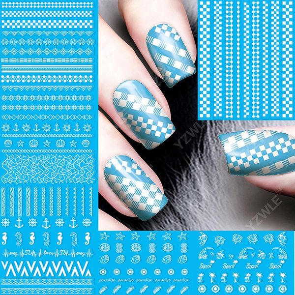 12pcs mixed design stripe 3d nail art decorations stickers decals beauty nails manicure supplies tools z097-108, Black
12pcs mixed design stripe 3d nail art decorations stickers decals beauty nails manicure supplies tools z097-108, Black