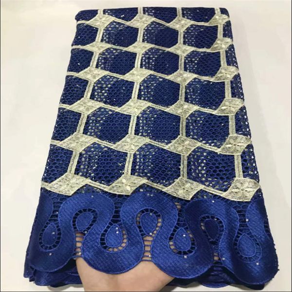 blue lace fabric french lace fabric wedding fabric robe de mariee nigerian lace fabrics 5yard, Black;white