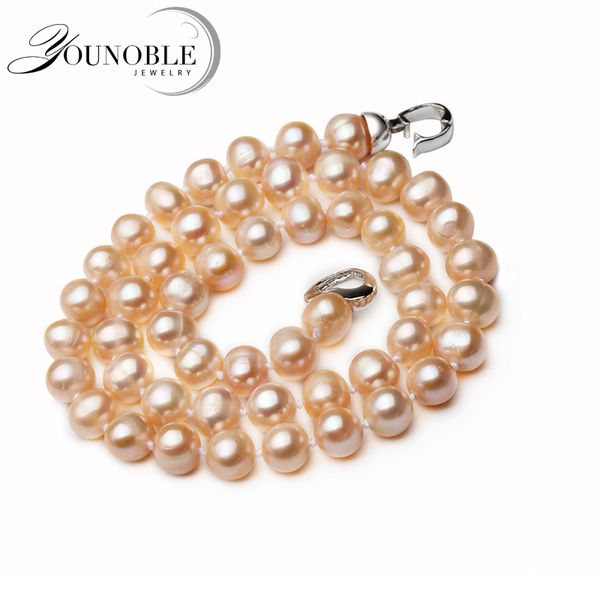genuine near round pink freshwater natural pearl necklace for women,wedding choker necklace anniversary gift, Silver
genuine near round pink freshwater natural pearl necklace for women,wedding choker necklace anniversary gift, Silver