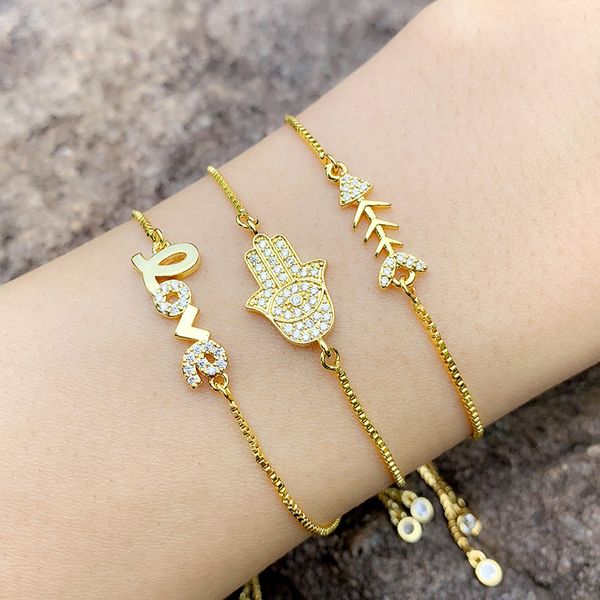 zhongvi fish bone love letter bracelets for women gold filled hamsa hand bracelet fatima cubic zirconia statement jewelry, Black
zhongvi fish bone love letter bracelets for women gold filled hamsa hand bracelet fatima cubic zirconia statement jewelry, Black