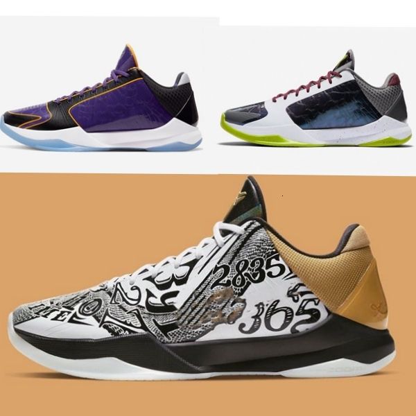 2020 new arrival zoom 5 protro chaos purple white green luxury basketball shoes for mens weave venom 5s ep sports sneakers cd4991-500