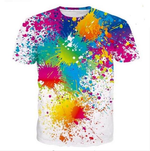 summer style men/women short sleeve t-shirt creative watercolor 3d digital print t-shirts for tees shirts loose casual tees, White;black
summer style men/women short sleeve t-shirt creative watercolor 3d digital print t-shirts for tees shirts loose casual tees, White;black