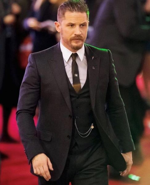 black wool wedding tuxedos slim fit suits for men groomsmen suit three pieces prom formal suits (jacket +pants+vest+ tie), Black;gray
black wool wedding tuxedos slim fit suits for men groomsmen suit three pieces prom formal suits (jacket +pants+vest+ tie), Black;gray