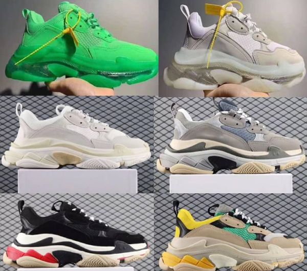 2019 paris triple s clear bottom designer shoes luxury low sneakers triple s men s and women daddy platform sports trainers shoes 36-45, Black
2019 paris triple s clear bottom designer shoes luxury low sneakers triple s men s and women daddy platform sports trainers shoes 36-45, Black