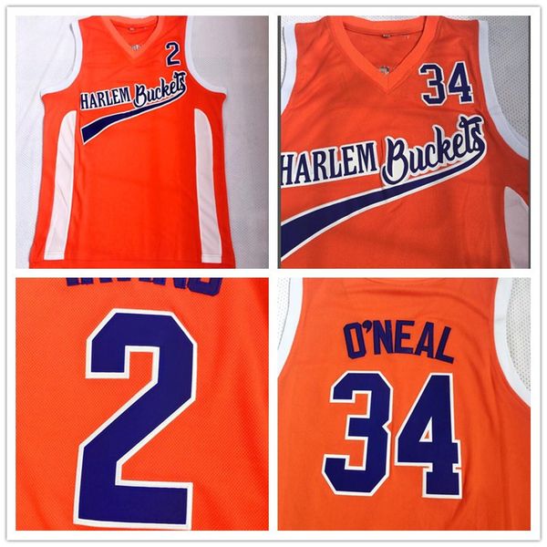 2 harlem bucket movie film orange men titched orange hirt