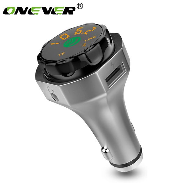 onever car audio adapter mp3 wma hands-call metal ap06 car fm transmitter usb charger bluetooth v4.2
onever car audio adapter mp3 wma hands-call metal ap06 car fm transmitter usb charger bluetooth v4.2