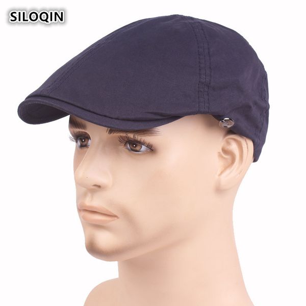 siloqin autumn new men's cotton berets adjustable wild trend solid color tongue cap leisure riding mountaineering sunshade hat, Blue;gray
siloqin autumn new men's cotton berets adjustable wild trend solid color tongue cap leisure riding mountaineering sunshade hat, Blue;gray
