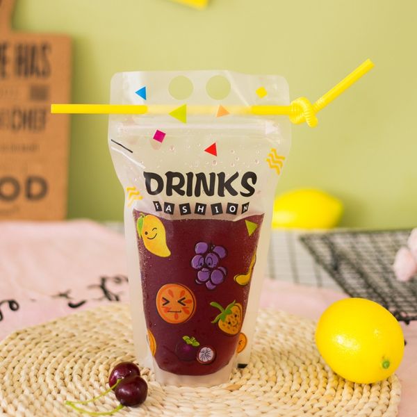 100pcs printed portable ziplock bag plastic beverage liquid juice packaging bags disposable takeaway pouch storage baskets
100pcs printed portable ziplock bag plastic beverage liquid juice packaging bags disposable takeaway pouch storage baskets