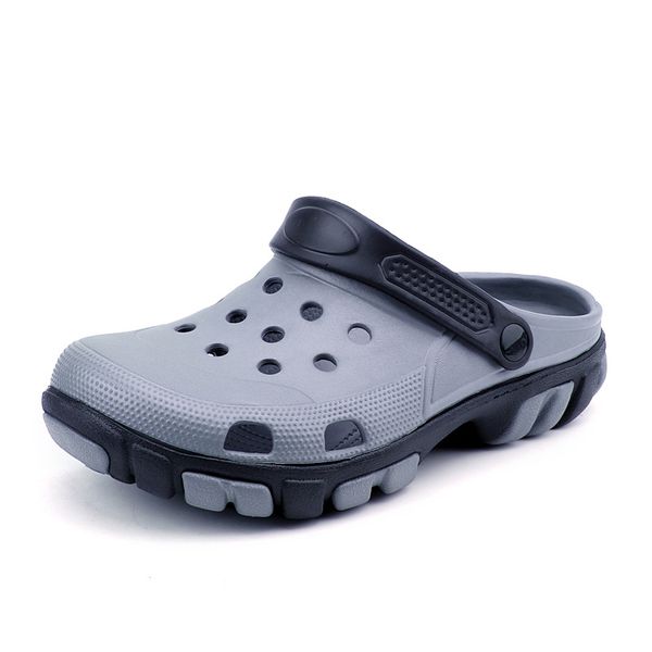 2019 summer men beach sandals casual flats slip on hole shoes outdoor casual flip flops breathable non-slip slippers sandalias, Black
2019 summer men beach sandals casual flats slip on hole shoes outdoor casual flip flops breathable non-slip slippers sandalias, Black