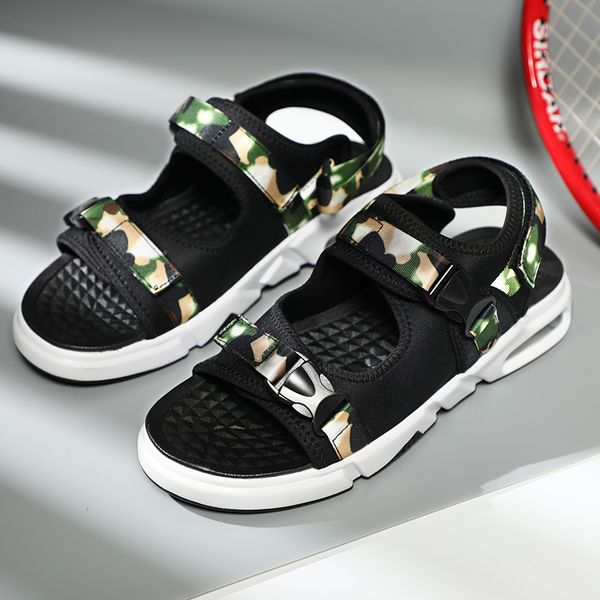 fznyl men new air-cushion damping sandals outdoor breathable beach sandalia masculina summer casual comfortable flat shoes, Black
fznyl men new air-cushion damping sandals outdoor breathable beach sandalia masculina summer casual comfortable flat shoes, Black