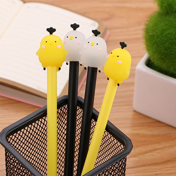 40 pcs/lot cartoon chick gel pen cute 0.5 mm black ink signature pen school office writing supplies promotional gift
40 pcs/lot cartoon chick gel pen cute 0.5 mm black ink signature pen school office writing supplies promotional gift