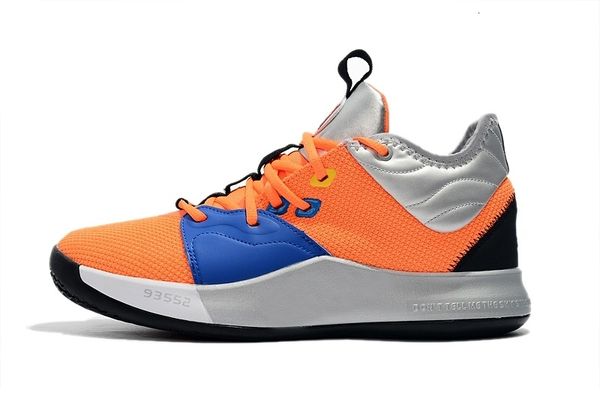 

2019 новый pg 3 3s p.g nasa черно-белые баскетбольные кроссовки pg3 starry blue orange спортивные кроссовки для молодежи размер 40-46