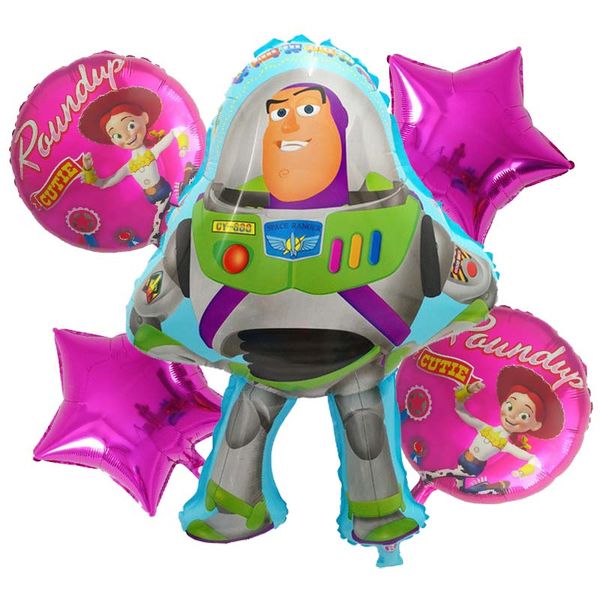 5pcs 18inch toy buzz lightyear story balloon cartoon foil helium balloons kids toy birthday party supplies air globos decoration
5pcs 18inch toy buzz lightyear story balloon cartoon foil helium balloons kids toy birthday party supplies air globos decoration