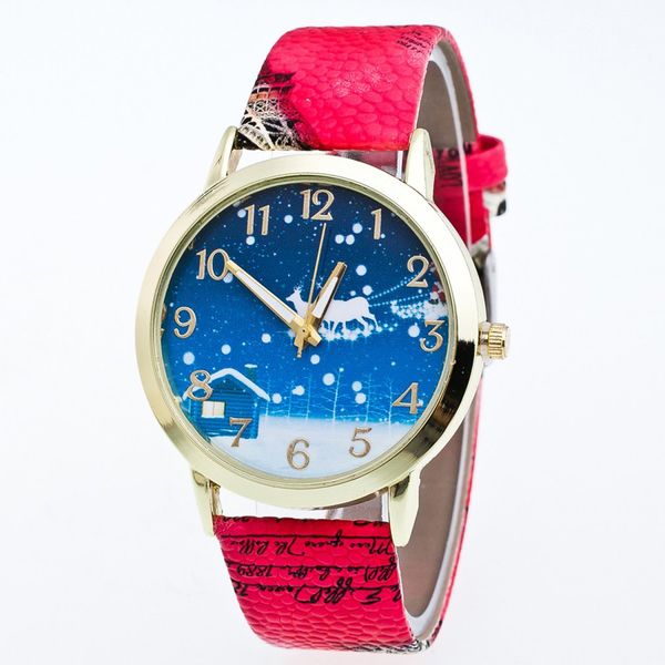 genboli quartz watch milu deer snow pattern cabin litchi leather strap round dial exquisite workmanship, Slivery;brown
genboli quartz watch milu deer snow pattern cabin litchi leather strap round dial exquisite workmanship, Slivery;brown