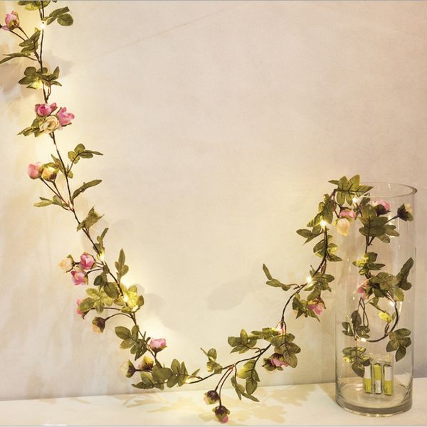 2m 20led artificial flower twine leaf rattan light string battery powered for rustic wedding holiday party event decor
2m 20led artificial flower twine leaf rattan light string battery powered for rustic wedding holiday party event decor